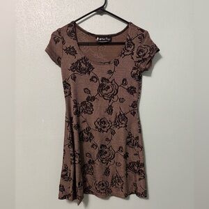 Vtg 90s floral mini dress